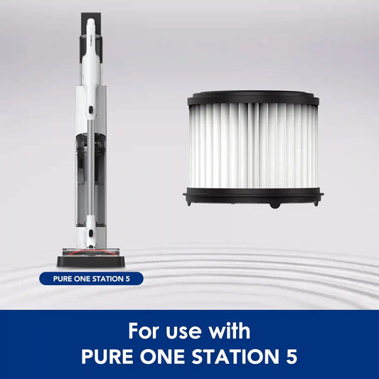 Tineco Pure ONE STATION 5/STATION 5 Pro Cordless Vacuum Cleaner Replacement HEPA Filter & Cover Assembly